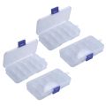 fasdaga 4Pcs 10-Slot Portable Plastic Resistors Electronic Component Case Box. 