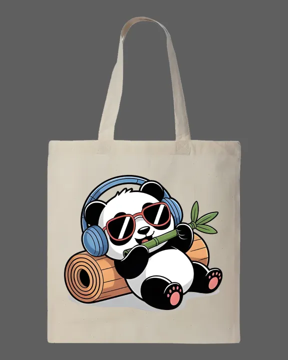 Cool%20Panda%20with%20Headphones%20Graphic%20Printed%20Tote%20Bag%20%E2%80%93%20Eco-Friendly%20Cotton%20Shoulder%20Shopping%20Bag-White,%20Black%20-%20Image%202