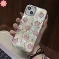 Luxury Ripple Luster Bracelet Case for Redmi A3 13C 13 12C 10C 9C 10A 9 A1 9T 10 12 A2 9A Note 11 12 13 9 11s 10s 8 10 Pro Max Poco C65 X6 C61 M3 Romantic Fantasy Retro Rose Case. 
