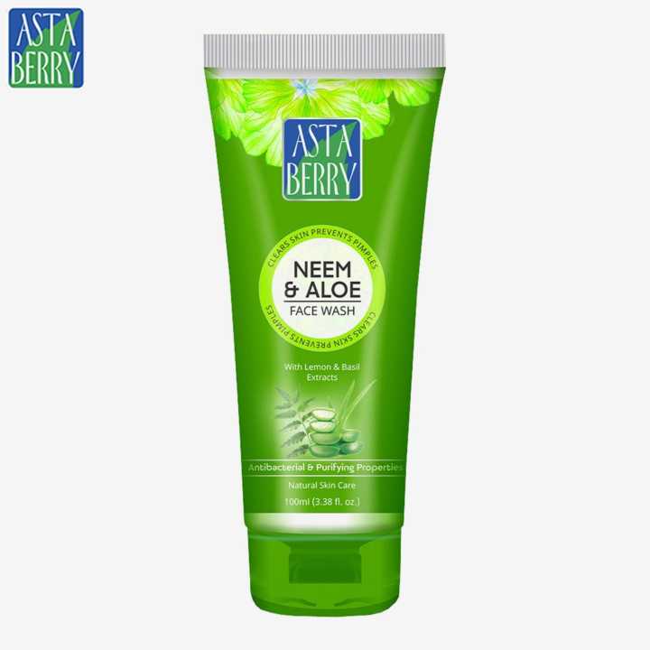 Astaberry%20Neem%20And%20Aloe%20Vera%20Face%20Wash%20100%20Ml%20Herbal%20Ayurvedic%20Skincare%20for%20Clearer%20Skin%20Daily%20Use%20-%20Image%202