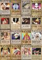16pcs A4 Size Updated Wanted Bounty Wall Poster (One Piece Anime) Pirate crew Wanted Poster Set - One Piece Poster |. 