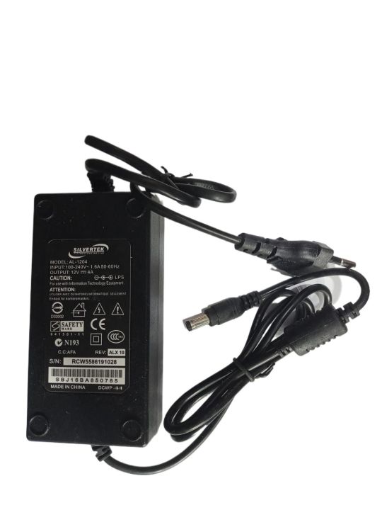 Silvertek Switching Power Supply 12V 4A  Adapter