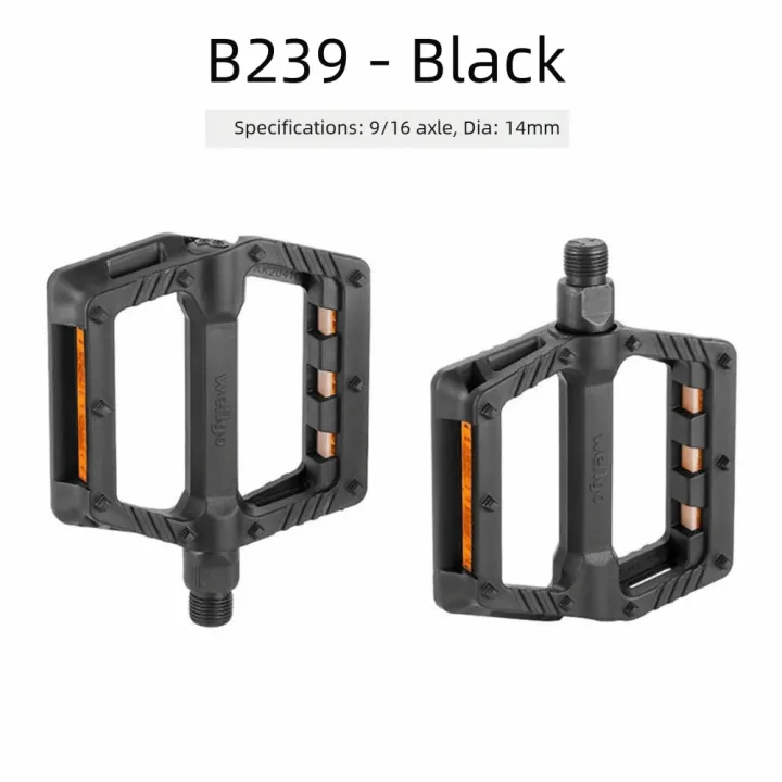 1%20Pair%20Classic%20Black%20Silver%20Bicycle%20Pedals%201/2%20Axis%209/16%20Axis%20Foot%20Plat%20Left&Right%20Anti-slip%20Cycling%20Accessories%20MTB%20Road%20Bike%20-%20Image%202