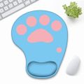 Cute Cat Paw Wrist Rest Mouse Pad Ergonomic Silicone Gaming Mousepad Comfortable Kawaii Office Accessories. 