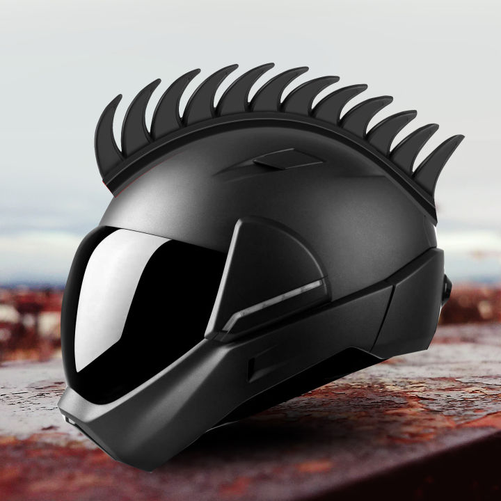 Reflective%20Motorcycle%20Helmet%20Mohawk%20Spikes%20Rubber%20Camber%20Saw%20with%20Red%20Helmet%20Decals(Helmet%20Not%20Included)%20-%20Image%205