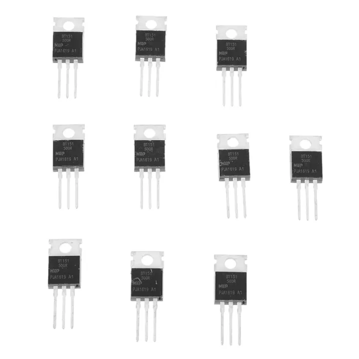 30x BT151-500R Thyristor – 500V, 12A – SOT78 – Für Motorsteuerung, Beleuchtung & Statisches Schalten
