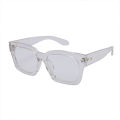 Transparent Frame 5502 White Sunglasses For Men. 