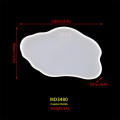 Flower-shaped Flower shaped candle molds Handmade Coaster mold Tea tray accessory DIY tea tray decoration Drip mold DIY Coaster drip mold for Home decor Tea party Kitchen accessories DIY enthusiasts. 