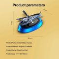 Car Air Freshener Solar Rotating Helicopter. 