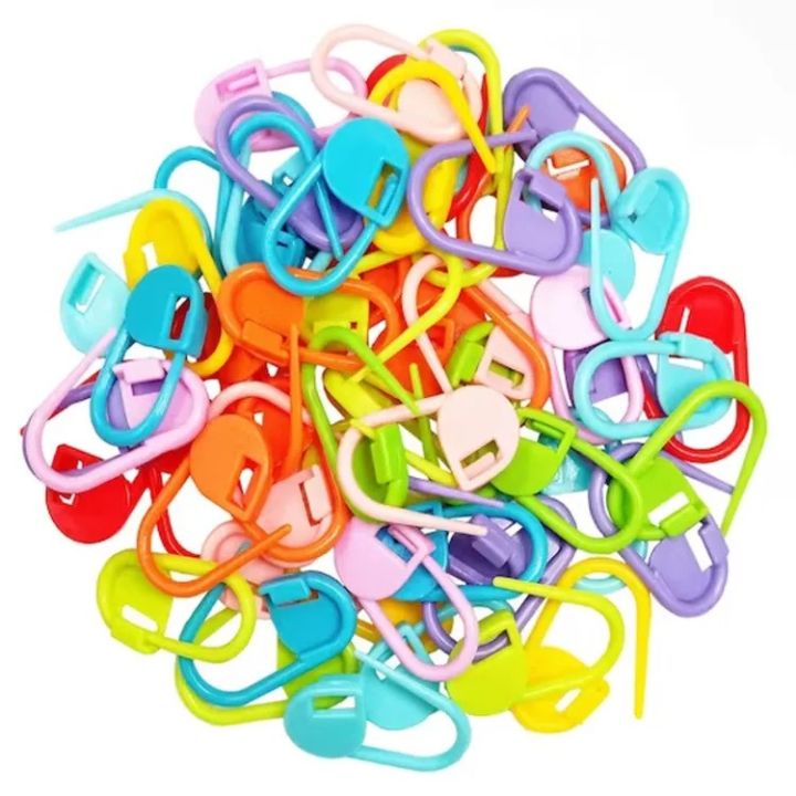 Pattern Marker Clips Colorful Knitting Markers Crochet Clips- 25 Pcs | Daraz.com.np