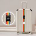 The New Password Lock Luggage Buckle Strap Anti-lost Rainbow Travel Suitcase Accessories Adjustable Name Sticker Baggage Belts Travel. 