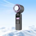 Large Air Volume 199-Speed Mini Handheld Turbo Fan Fast Cooling Adjustable Outdoor Portable Fan Low Noise Rechargeable Electric Handheld Fan Air Cooler. 