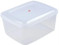 Clear Storage Plastic Box/ Boxes with Cover | Airtight Lid | Organiser/ Multipurpose. 