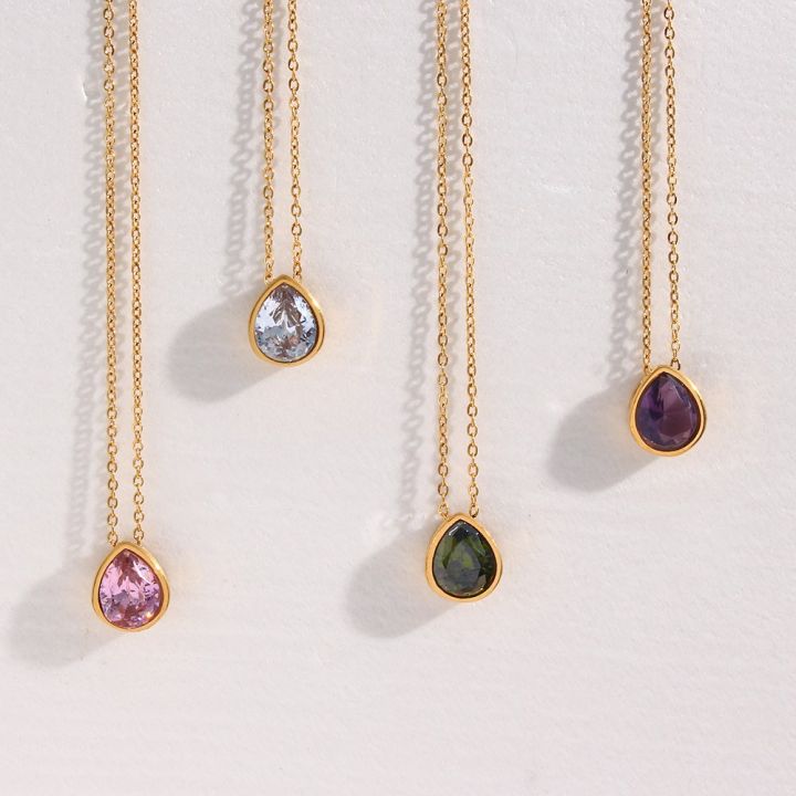 basic%20luxury%20pink%20purple%20white%20green%C2%A0teardrop%20stone%20crystal%20pendant%20necklace%20jewelry%20gift%C2%A0%20stainless%20steel%20necklaces%20for%20women%20-%20Image%207