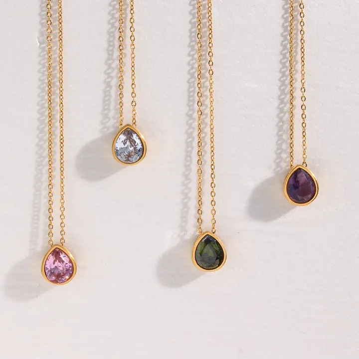 basic%20luxury%20pink%20purple%20white%20green%C2%A0teardrop%20stone%20crystal%20pendant%20necklace%20jewelry%20gift%C2%A0%20stainless%20steel%20necklaces%20for%20women%20-%20Image%207