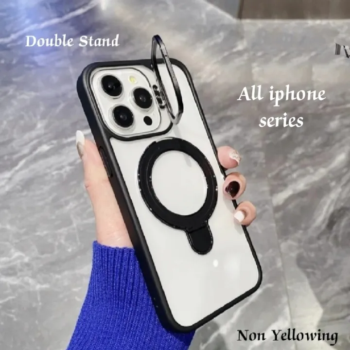 Double%20Metal%20Stand%20All%20iphone%2011%2012%2013%2014%2015%2016%2017%20Pro%20,%20Max%20&%20Plus%20Series%20Luxury%20Case%20With%20Camera%20Lens%20protector%20HD%20Clear%20Transparent%20Cover%20Case%20Non%20Yellowing%20-%20Double%20Stand%20Case%20-%20Image%205