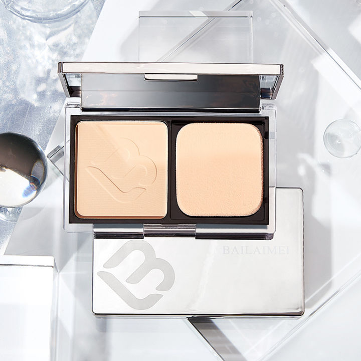 Bailai Mei Makeup Soft Focus Highlighter Powder Concealer, Oil Control Moisturizing Waterproof Contour Setting Powder Cheap Special Clearance