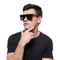 New Oversize Square Sunglasses For Men - Korean Style Eyewear With CR-39 Lenses - Men's Stylish Sunglasses |. 