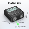 Digital Protractor Inclinometer Level Angle Meter Measuring Angle Meter Magnet 90 Degree Ruler. 