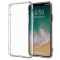 For iPhone X / XS Clear Case - Transparent Anti-Slip Soft Back Cover With Camera Protection. 