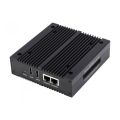 Waveshare NAS Multi-functional Mini-Computer Designed for Raspberry Pi Compute Module 4 (NOT included), Network Storage, Dual Solid State Drive slots. 