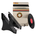 Vinyl Record Storage Holder Vinyl Record Rack Vinyl Record Tabletop Display Rack Acrylic Record Floating Rack B Easy to Use. 