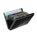 Metal Cardholder Anti Holder Stainless Steel Slim Id Cardholder for Women Travel Men. 