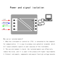 Isolated USB to TTL USB-C to serial port UART module. 