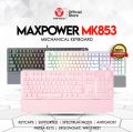 Fantech Maxpower MK853 RGB Mechanical Gaming Keyboard Programmable & Macro Anti Ghosting with Wrist Rest. 