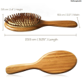 WeihonghunfeiD50 Bamboo Hair Brush Wood promotes hair brush bamboo wood premium hair growth to prevent hair loss and comb teeth New. 