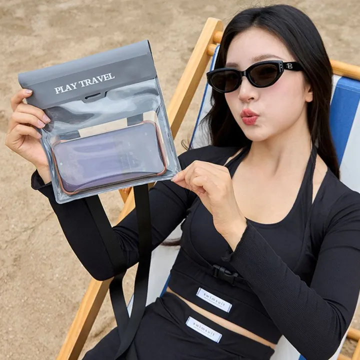 Linman%20Portable%20Water%20Resistant%20Waterproof%20Mobile%20Phone%20Bag%20Large%20capacity%20Tra%20nsparent%20Beach%20Tote%20Bag%20Casual%20Ttouch%20screen%20Swimming%20Storage%20Bag%20Diving%20-%20Image%202
