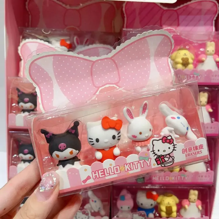 MASALA%20COTTAGE%20-4%20Pc%20Sanrio%20Cartoon%20Melody%20Kuromi%20Eraser%20Cute%20Writing%20Drawing%20Pencil%20Erasers%20Stationery%20For%20Kids%20Gifts%20School%20Supplies%20-%20Image%202