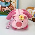 Storage Bag PP Cotton Capybara Bucket Bag Bee Cartoon Animal Handbag Creative Flower Plush Doll Shoulder Bag Work. 