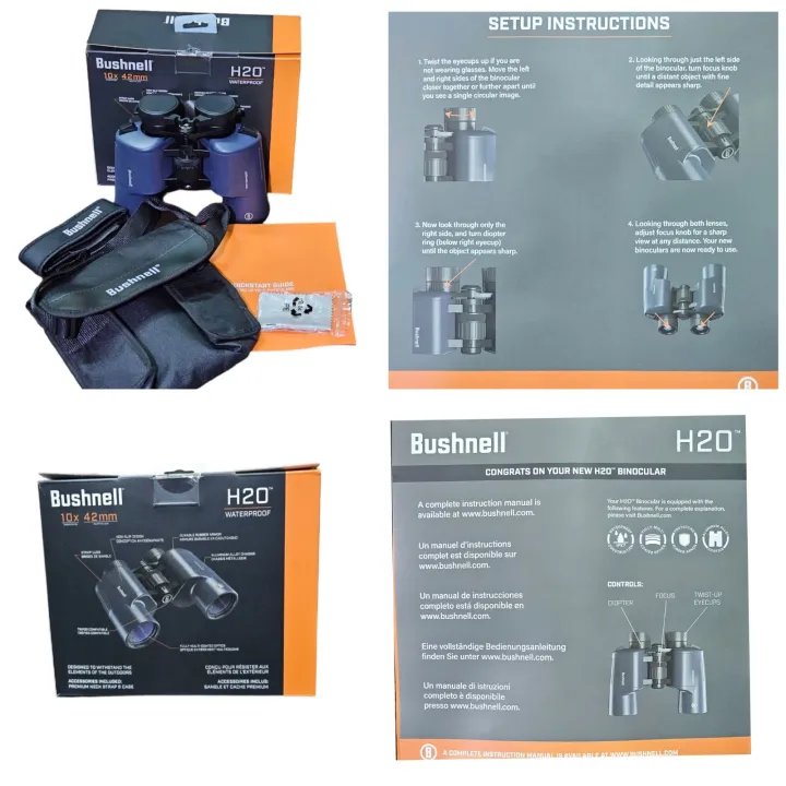 Bushnell%20Binocular%20H2O%2010%20Magnification%20%C3%97%2042%20mm%20Objective%20Lens%20By%20Smart%20Gallery%20-%20Image%204