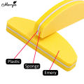 Monja Mini Nail File 100/180 Grit Double Side Washable Buffers Sponge Sanding UV Gel Polishing Block Manicure Pedicure Tool. 