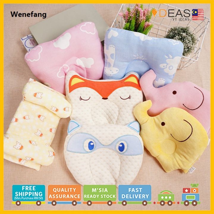 Wenefang%20Newborn%20Baby%20Cotton%20Breathable%20Head%20O%20Shape%20Baby%20Pillow%20Anti%20Flat%20Head%20Shaping%20Bantal%20Baby%20Cushion%20-%20Image%203