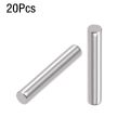 20Pcs Smooth M2.5 x 18mm Dowel Pin 304 Stainless Steel Silver Tone Shelf Pegs Wood Bunk Bed Pins. 