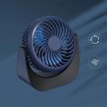 Cooling 3 Gear Wind Mini Portable Desk Fan Energy-Saving 360° Adjustable Handheld Turbo Fan Air Turbo Tech Mini Rechargeable Fan Home/Office. 