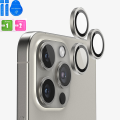 XMart Apple iPhone 16 Pro / iPhone 16 Pro Max Camera Ring Tempered Glass. 