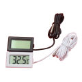 Mini LCD Digital Thermometer With Waterproof Probe Indoor Outdoor Convenient Temperature Sensor For Refrigerator Fridge Aquarium. 