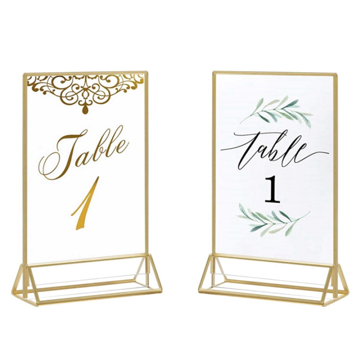 Acrylic%20Sign%20Holder%20Gold%20Picture%20Frame%20Double%20Sided%20Clear%20Display%20Stand,%20Gold%20Acrylic%20Frames%20for%20Home%20Shop%20Restaurant%20Easy%20Install%20Easy%20to%20Use%20-%20Image%203