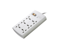 Huntkey SZM 604 6-Ports Surge Protection Power Strip with Double Break Safety. 