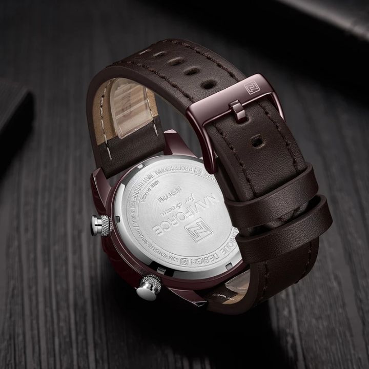 NAVIFORCE%20Nf9172%20Dual%20Time%20Digital%20Analog%20Function%20Genuine%20Leather%20Strap%20%20Fashion%20Watch%20-%20Image%206