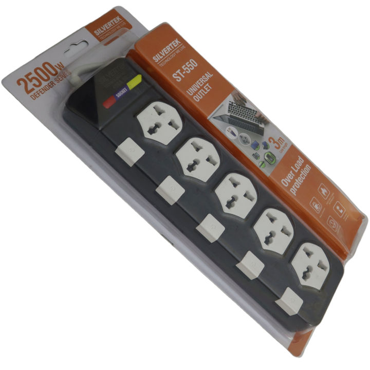 Silvertek%20'ST-550'%20-%203000W(Max)%20Multiplug%205%20Charging%20Port%20%7C%203%20Meter%20Cable%20Length%20%7C%20Individual%20Switch%20&%20Surge%20Protector%20%7C%20100%25%20Copper%20Accessories%20-%20Image%207