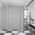 Household Telescopic Stainless Steel Extendable Shower Curtain Rod-110-200cm | Adjustable Length Curtain Rod. 