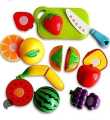 Toyshine Realistic Sliceable Fruits Cutting Play Toy Set, Can Be Cut in 2 Parts, Assorted. 