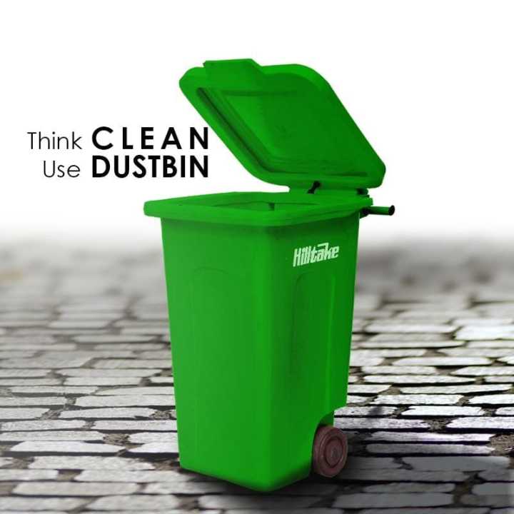 Hilltake Wheel Dustbin Extra Large