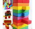 Colorful Jenga Blocks Kids Toy. 