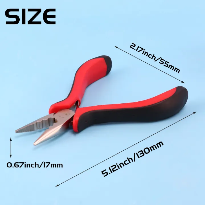 OUMERY%201%20Pack%2045%20Steel%20Jewelry%20Bead%20Crimper%20Tools%20Crimping%20Press%20Plier%20for%20Jewelry%20Making%20Red%20-%20Image%203