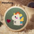 Wenefang Monks Cloth for DIY Embroidery Needlework Fabric Sewing Punch Needle Portable Kit Accessory Handmade Crafts Gift Ramadan Decoration 2023. 